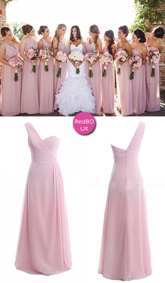 Rose Quartz Color Bridesmaid Dress ...